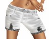 WHITE BELTED SHORTS