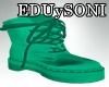 !ED.. GREEN BOOTS