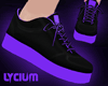 λ Purple LED Shoes