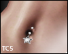 Star belly piercing