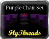 Purple Pagan Chair Set