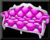 bright pink leather sofa