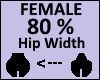 Hip Scaler 80% Female
