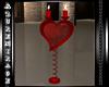 ^AZ^Red Heart Candle