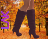 Fall boots plum