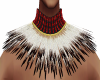Ruby Feather Collar