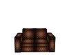 Brown  Patterned Couch