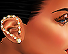 (MD)*White pearl earring