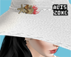 [AZ] White Beach hat