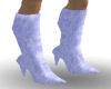 Baby Blue Knee Boots