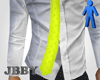 White Shirt W Yellow Tie