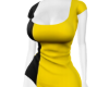 TwoTone Yellow Dress