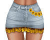 Jeans skirt sunflower RL