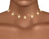 GOLD  STAR  NECKLACE