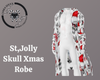St,Jolly Skull Xmas Robe