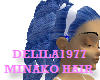 Minako Hair-Bluewhtband
