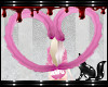 FOX Pink heart tails