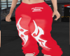 (F) Red Rockstar Pants