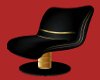 black and gold chair