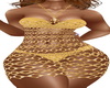 Sexy Gold Chained Dress
