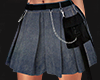 $ pleat skirt blue