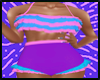Purple Ruffle Bikini
