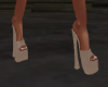 Beige Platforms,Shoes