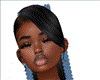 Baby Blue bow hair