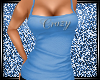 Blue Crazy Tank Top