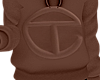 designer hoodie brown M