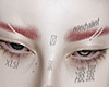 𝔁. My brows red