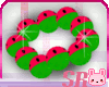 Watermelon Bead Bracelet