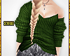 ! Shoulder Knit Moss