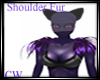 Purple Shoulder Fur