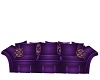 purple elegant sofa 