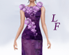 Purple Roses Dress