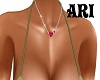 dainty heart pink