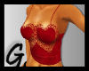 *G* Red Heart Top