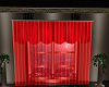 Sheer Red Curtain