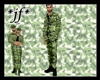 *jf* Camo Outfit Green M