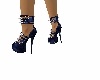 blue spike heels