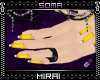 x` Hand+Nails : Yellow