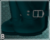 Teal Buckle Boots Socks