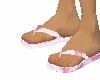 teddies pink flip flops