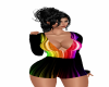 Rainbow Black Outfit