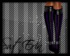 :.Purple PVC Boots.: