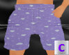 Boy Blue Heart Shorts 