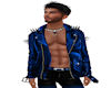 JN Blue Leather Jacket