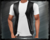 Leather Vest  & Tshirt