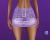 Denim Skirt Purple